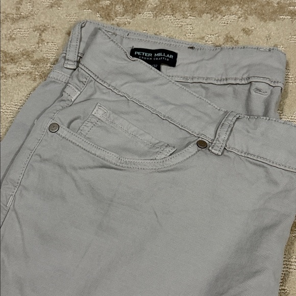 Peter Millar Wayfare 5 pocket in platinum gray- 36/32 - Picture 1 of 7
